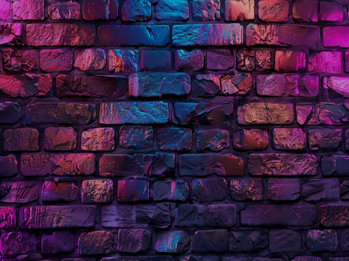 Neonized Bricks Texture