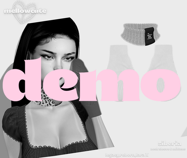 mellowcute-siberia neck sleeve&mittens-demo