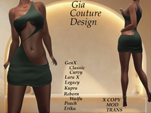 "GCD" Elizabeth Silk Dress Green
