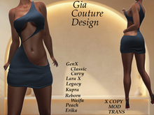"GCD" Elizabeth Silk Dress Blue