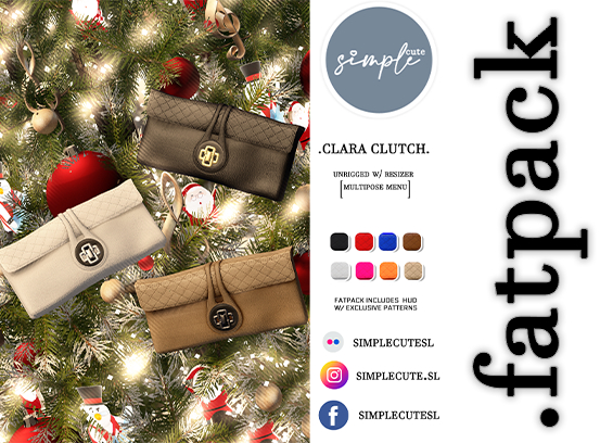 [simpleCUTE] Clara Clutch -  Fatpack  /ADD ME//