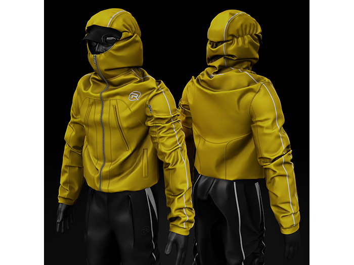 [R8TERZ] Jason Set Jacket Yellow
