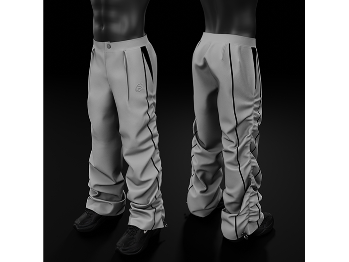 [R8TERZ] Jason Set Pants White
