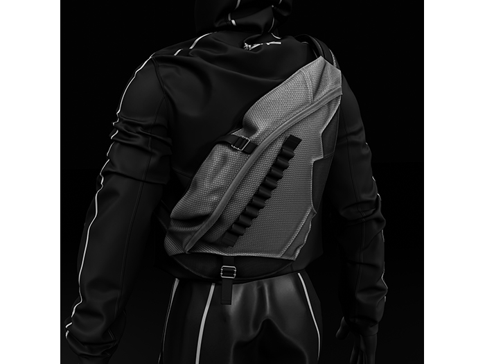 [R8TERZ] Jason Set Sling Bag Grey