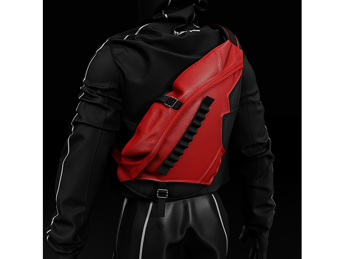 [R8TERZ] Jason Set Sling Bag Red