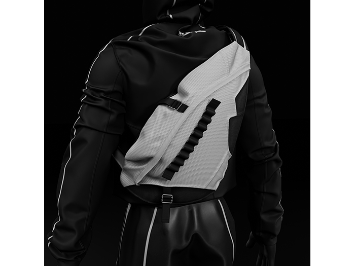 [R8TERZ] Jason Set Sling Bag White