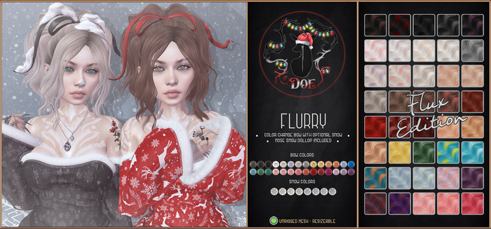 . Doe . Flurry . Flux .