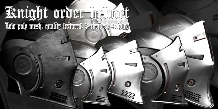 Knight order helmet