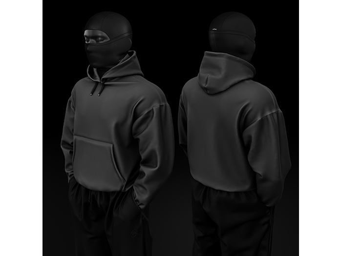 [R8TERZ] Nino Set Hoodie (Down) Grey