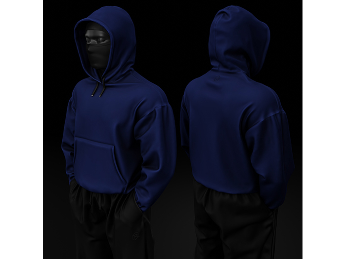 [R8TERZ] Nino Set Hoodie (Up) Blue