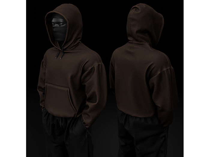 [R8TERZ] Nino Set Hoodie (Up) Brown