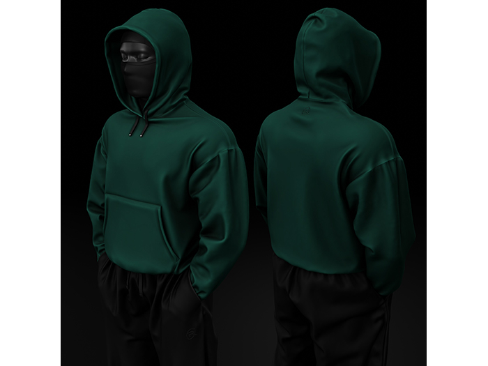[R8TERZ] Nino Set Hoodie (Up) Green