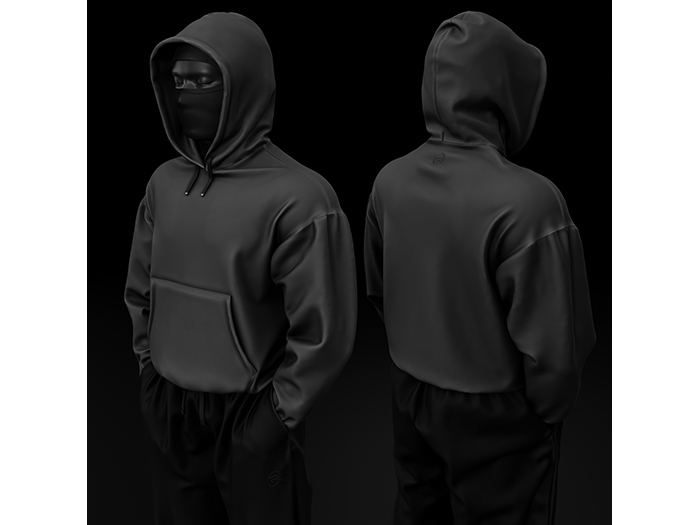 [R8TERZ] Nino Set Hoodie (Up) Grey