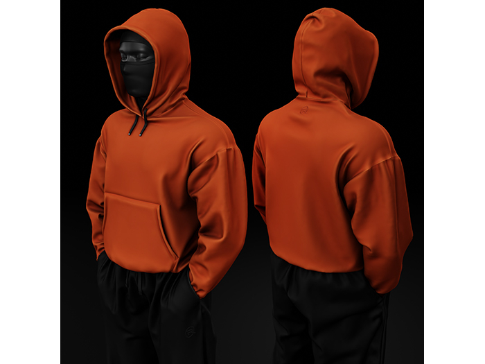 [R8TERZ] Nino Set Hoodie (Up) Orng