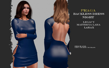 Praga Backless Dress - Night