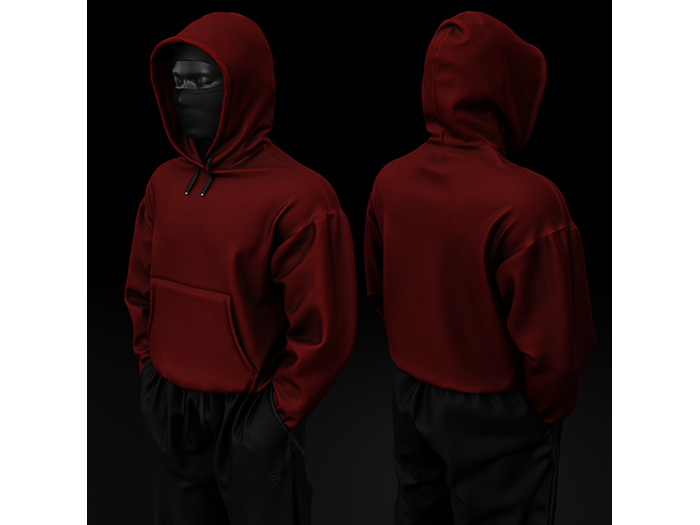 [R8TERZ] Nino Set Hoodie (Up) Red