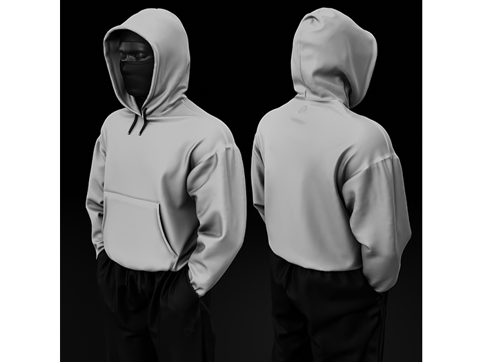 [R8TERZ] Nino Set Hoodie (Up) White