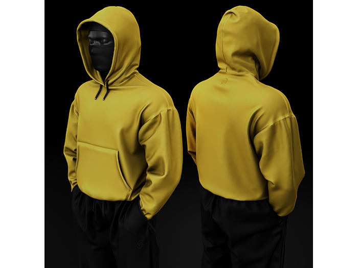 [R8TERZ] Nino Set Hoodie (Up) Yellow