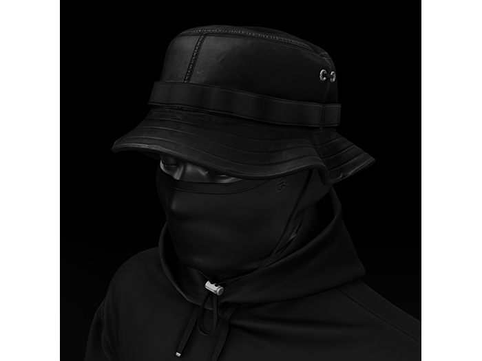 [R8TERZ] Nino Set Bucket Hat Black