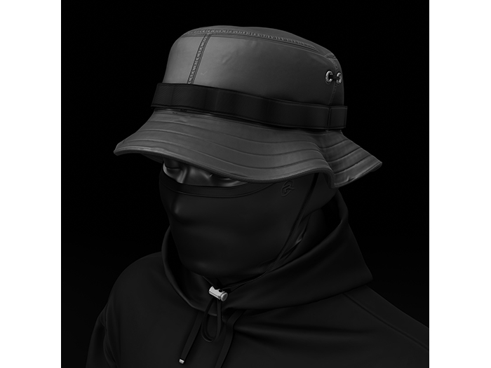 [R8TERZ] Nino Set Bucket Hat Grey