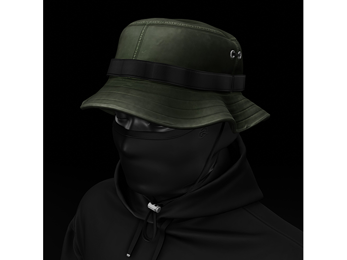 [R8TERZ] Nino Set Bucket Hat Olive