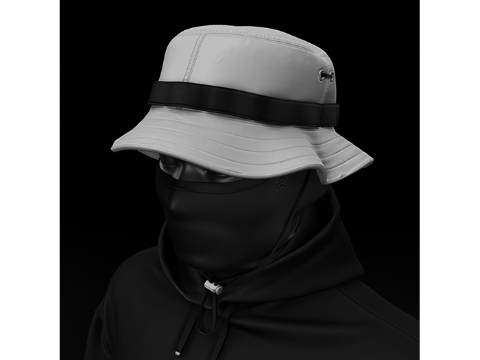 [R8TERZ] Nino Set Bucket Hat White