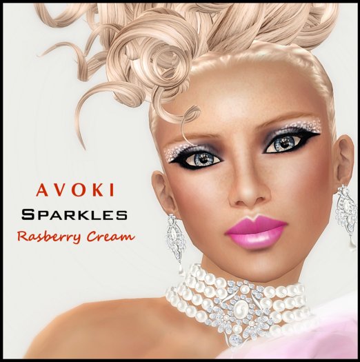 AVOKI - Sparkles - Rasberry Cream