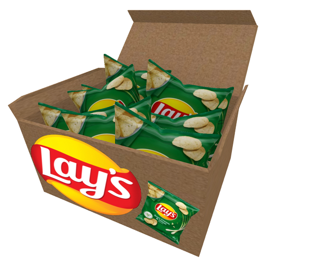 Sour Cream and Onion Bags Decor only