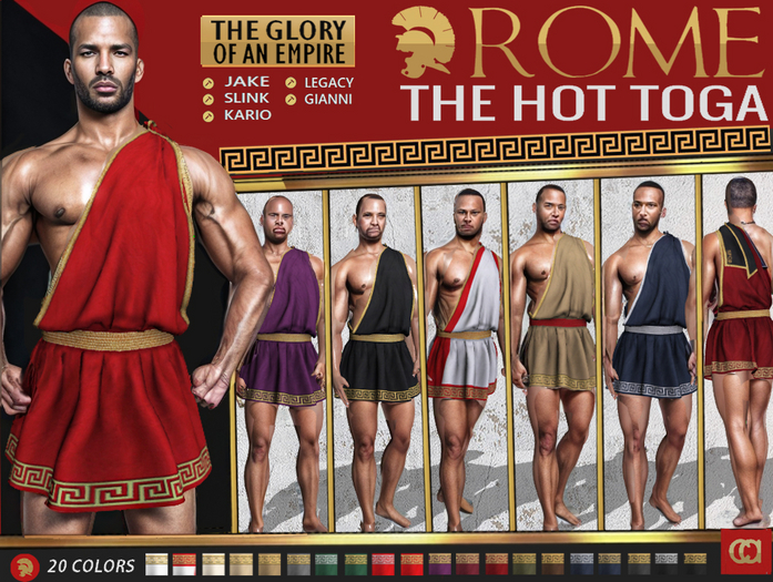 [CA] ROME THE HOT TOGA GENTS