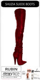 Baiastice_Shuzia Suede Boots-Rubin