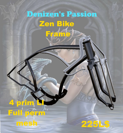 Zen Bike Frame with Forks