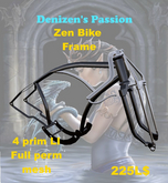 Zen Bike Frame with Forks