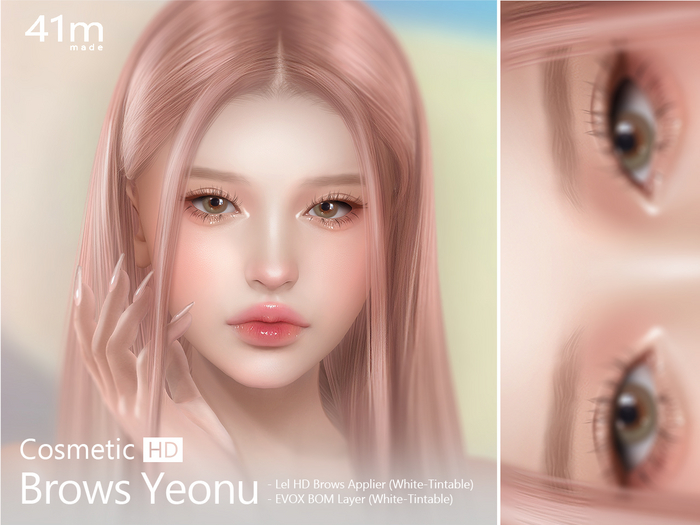 41m / HD Brows Yeonu / Lelutka EvoX