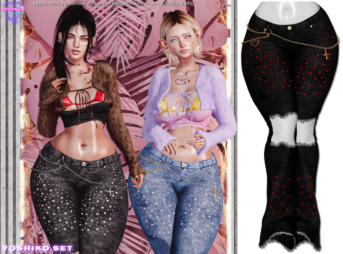 [Eternus] Yoshiko Jeans Black