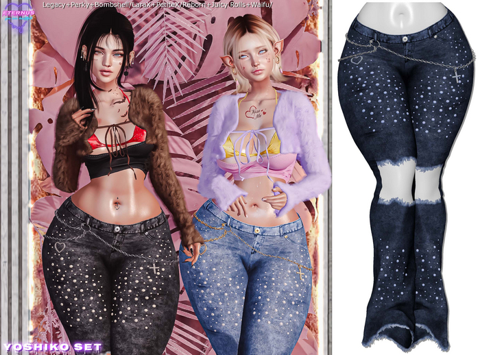 [Eternus] Yoshiko Jeans Dark Blue