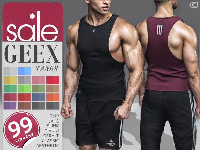 [CA] PROMO GEEX TANK SHIRT SPORT