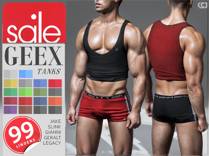 [CA] PROMO GEEX OPEN TANK SHIRT