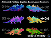 Second Life Marketplace - !O! - animated fantasy crystal back lizard ...
