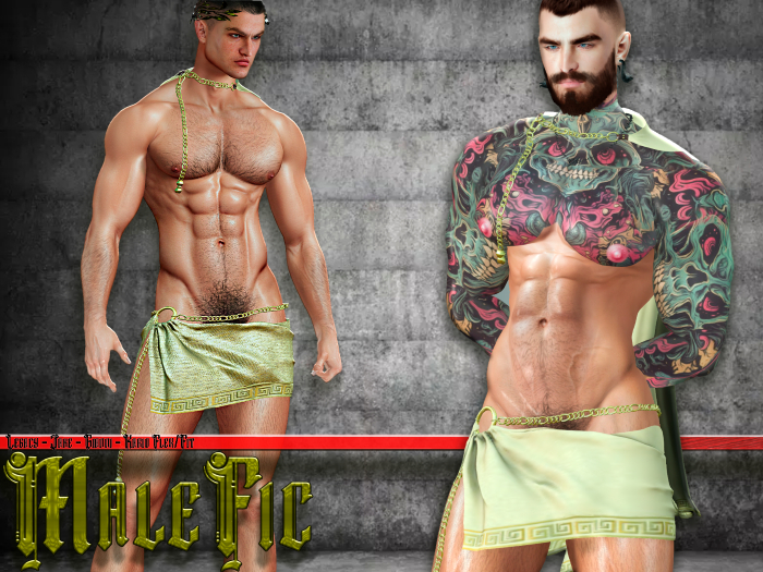 !!MaleFic Zeus Outfit - Beige