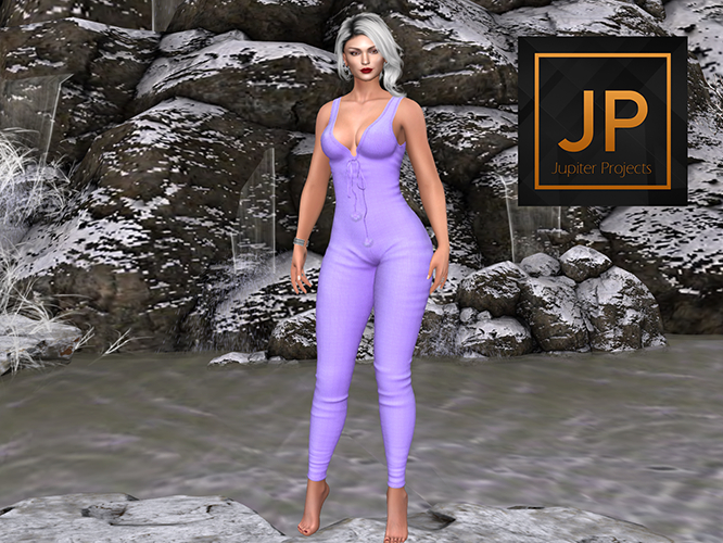 4. POONSH JENNA JUMPSUIT PURPLE (All bodies)