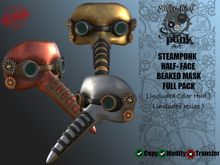 SW - Steampunk Beaked Mask Full Pack (Box)