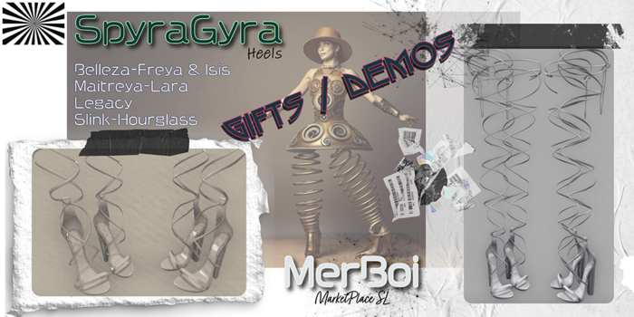 MerBoi  SpyraGyra Heels - Gifts / DEMOS
