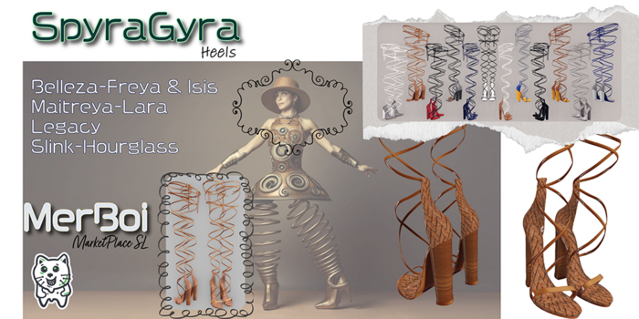 MerBoi  SpyraGyra Heels - Set of 12 for Legacy