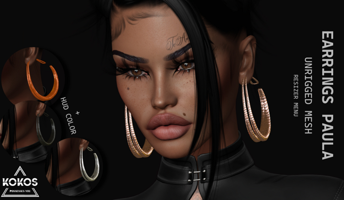 KOKOS-EARRINGS PAULA (UNNRIGED)