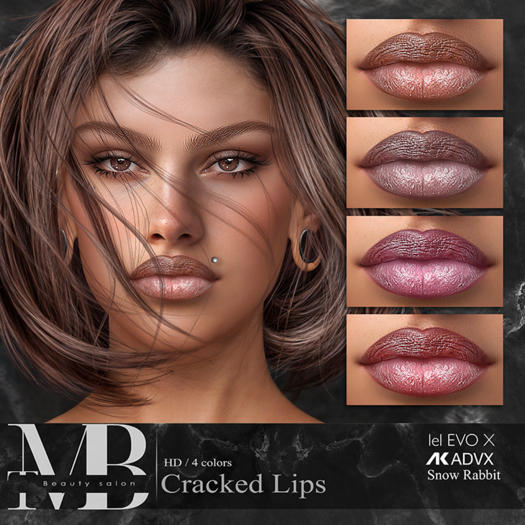 [ T.M.B ]Fatpack Cracked Lips  LEL EVOX/ AK ADVX/Snow Rabbit Fatpack