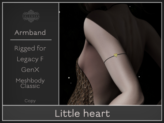 - V - Little heart - Armband GIFT