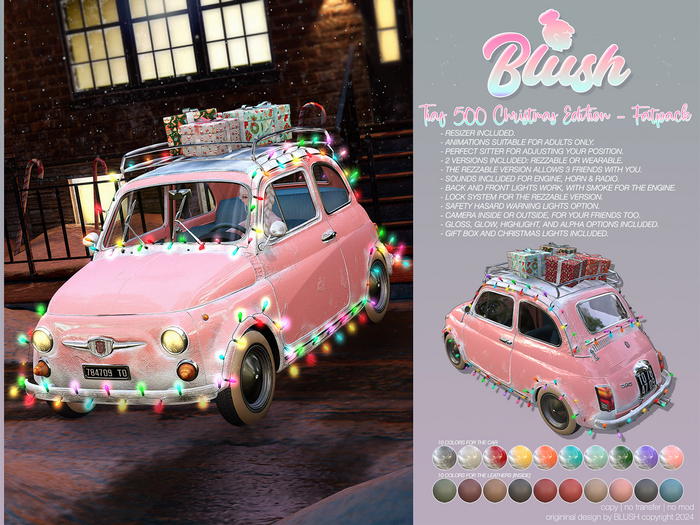 BLUSH - Tiaf 500 Christmas Edition - Fatpack