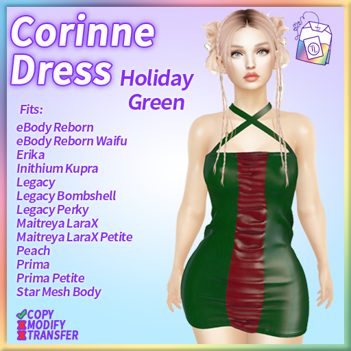 ~TL~ Corinne Dress Single Color DEMO
