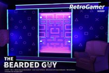 Retro Gamer Backdrop - The Bearded Guy