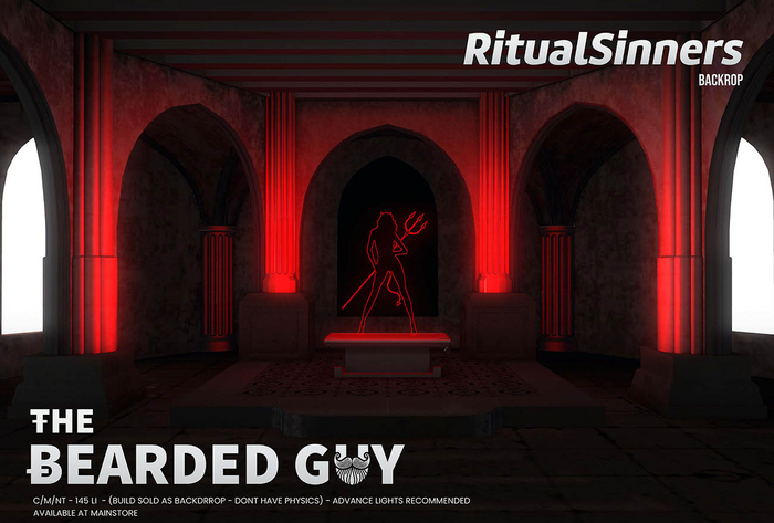 Ritual Sinners Backdrop - The Bearded Guy
